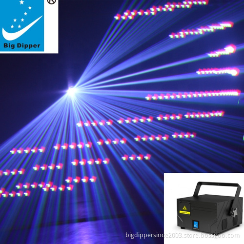 Big Dipper 3w RGB Laser Animation Laser DMX stage light for DJ Disco Bar laser light